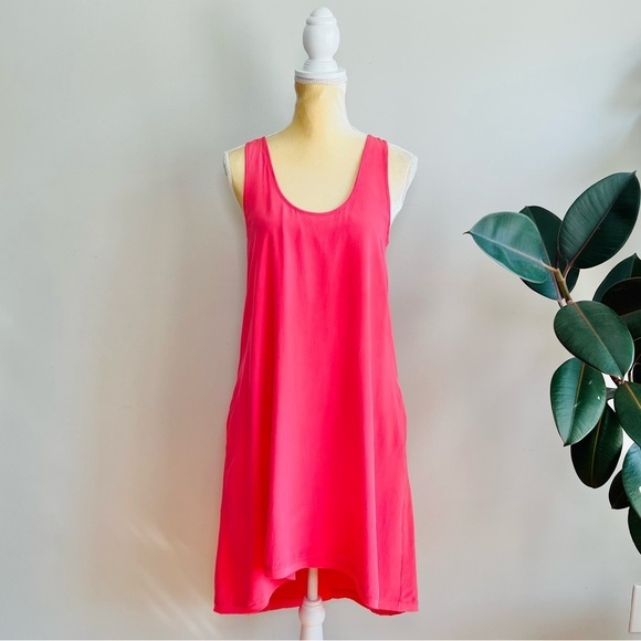 Armani Exchange silk racer back dress - Picture 1 of 6